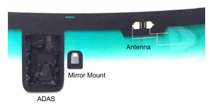 ADAS, Mirror Mount and Antenna