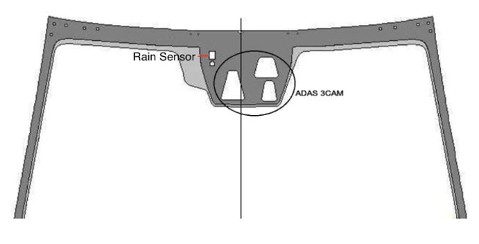 Rain Sensor and 3 ADAS